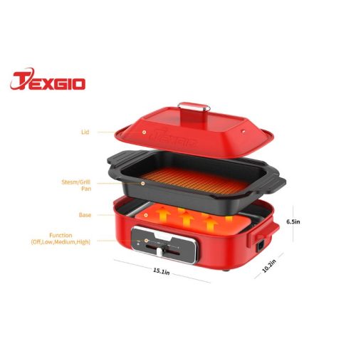 Kích thước bếp điện Texgio TG-GHP4