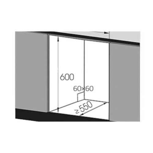 Kích thước máy rửa bát Texgio H595DT08S